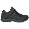 Black - Back - Trespass Mens Finley Low Cut Hiking Shoes