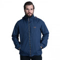 Navy - Side - Trespass Mens Cartwright Waterproof Jacket