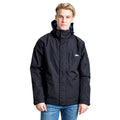 Black - Back - Trespass Mens Edwards II Waterproof Jacket