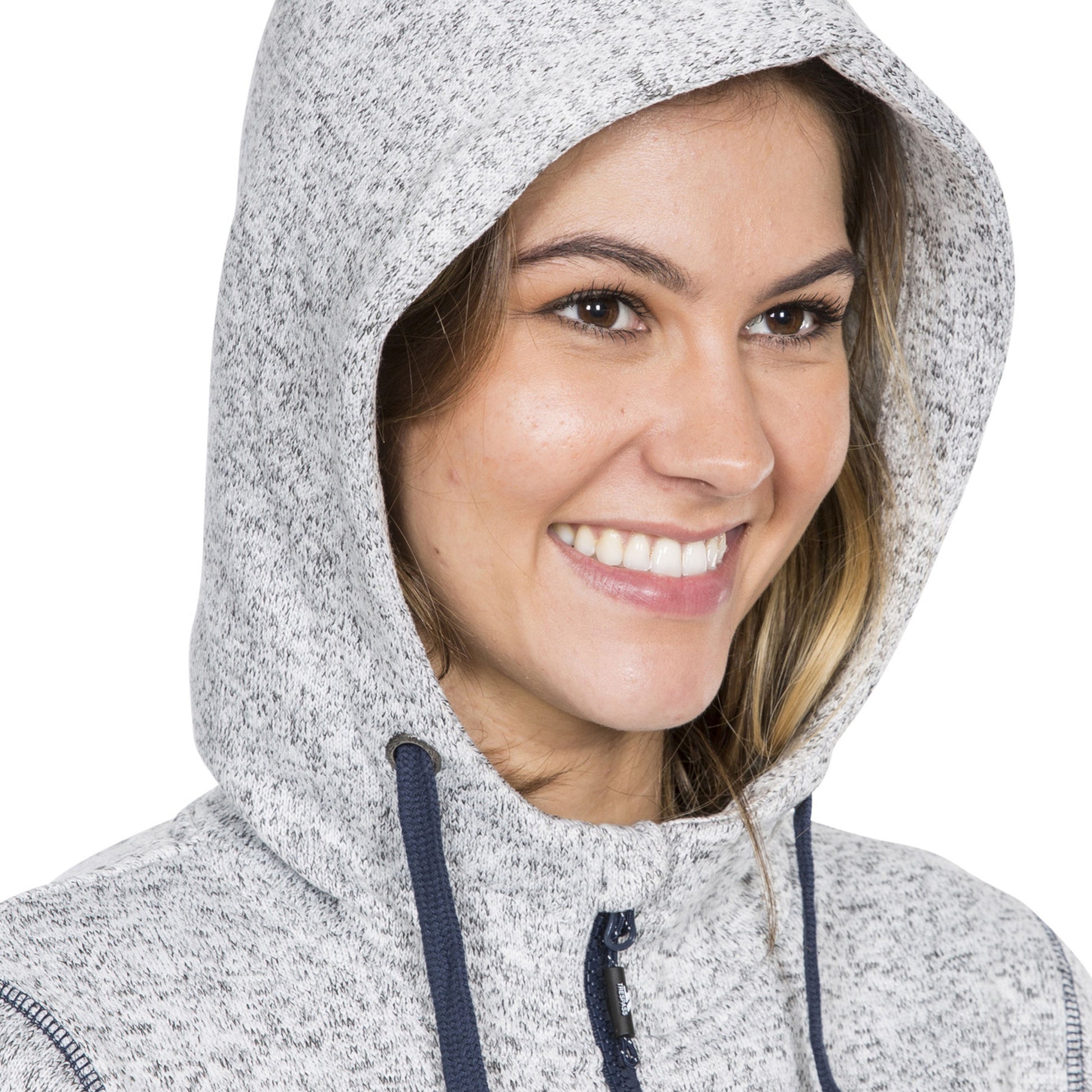 Ghost Navy Marl - Lifestyle - Trespass Womens-Ladies Odelia Fleece Jacket