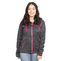 Black Marl - Side - Trespass Womens-Ladies Odelia Fleece Jacket