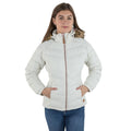 Vanilla - Side - Trespass Womens-Ladies Nadina Waterproof Padded Jacket