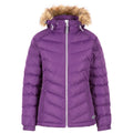 Purple - Front - Trespass Womens-Ladies Nadina Waterproof Padded Jacket