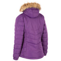 Purple - Back - Trespass Womens-Ladies Nadina Waterproof Padded Jacket