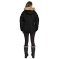 Black-Black - Side - Trespass Womens-Ladies Nadina Waterproof Padded Jacket