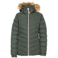 Olive - Front - Trespass Womens-Ladies Nadina Waterproof Padded Jacket