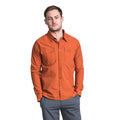 Burnt Orange - Back - Trespass Mens Darnet Long Sleeve Travel Shirt