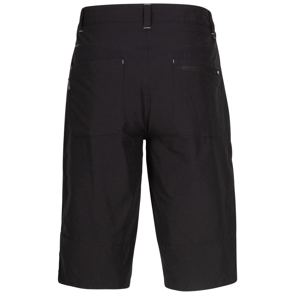 Black - Back - Trespass Mens Locate Travel Shorts