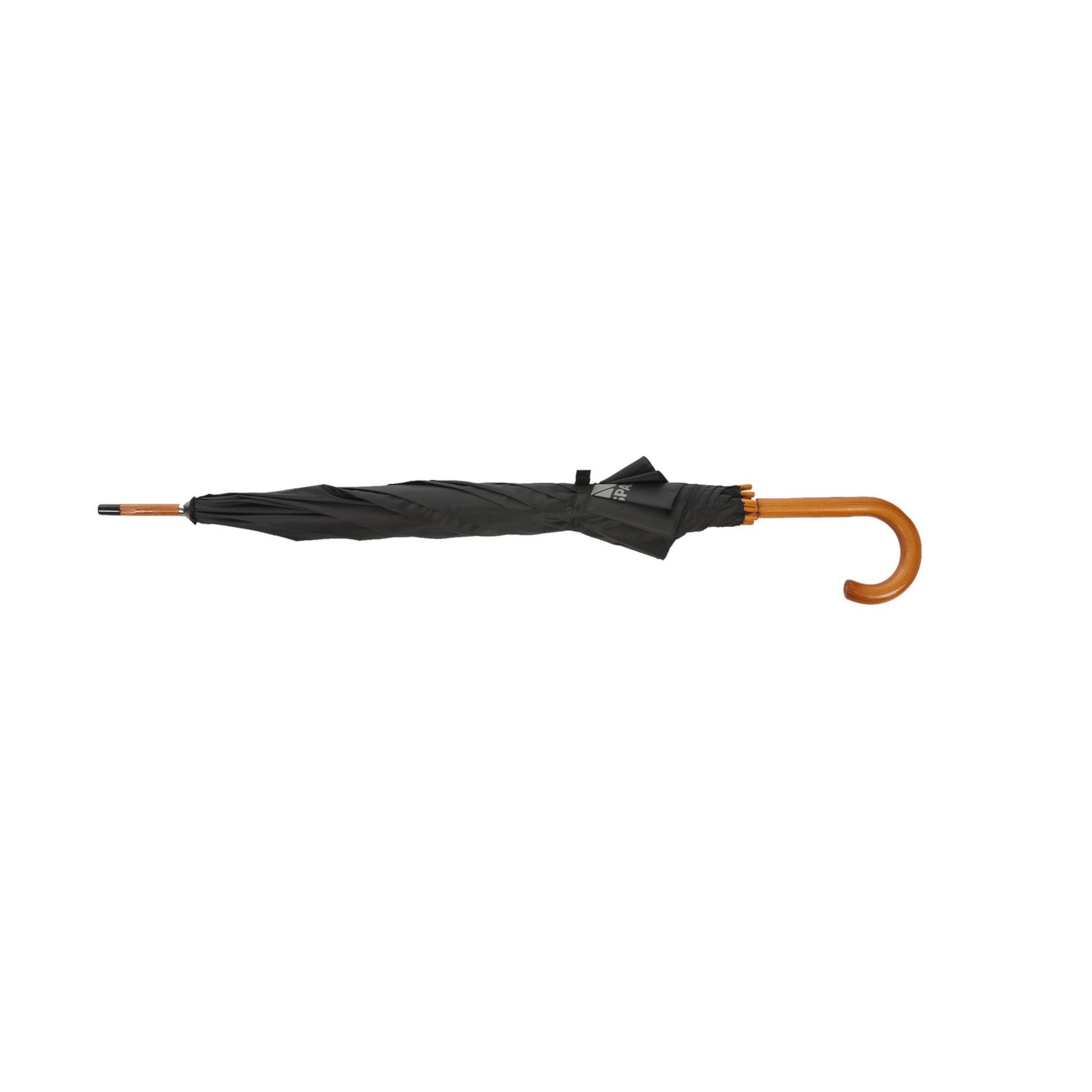 Black - Side - Trespass Adults Baum Umbrella