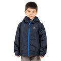 Navy - Side - Trespass Childrens Boys Rudi Waterproof Jacket