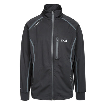 Black - Front - Trespass Mens Thomson Waterproof Softshell Jacket