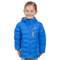 Blue - Side - Trespass Childrens-Kids Aksel Padded Jacket
