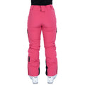 Raspberry - Side - Trespass Womens-Ladies Solitude II Ski Trousers