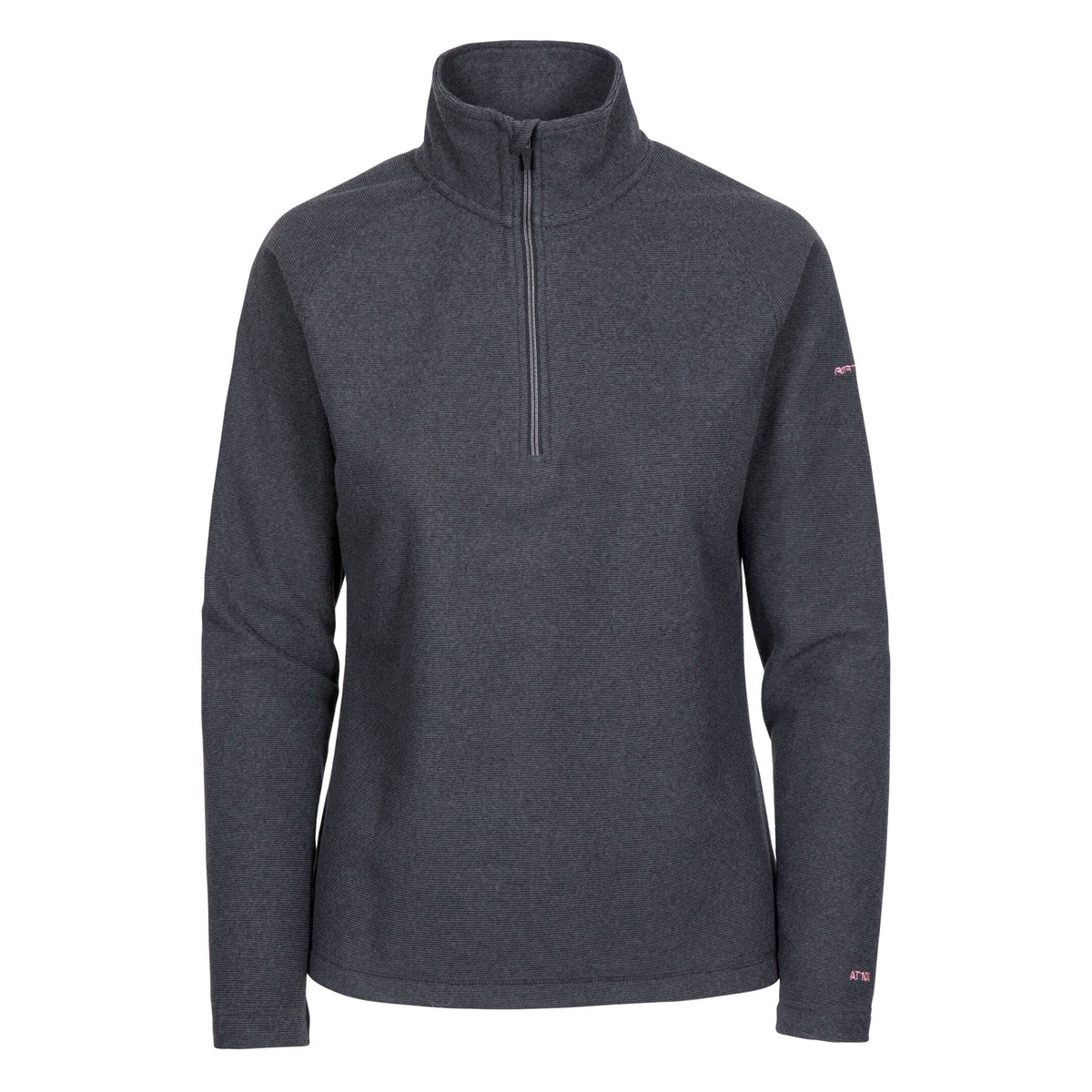 Charcoal Grey - Front - Trespass Womens-Ladies Meadows Fleece