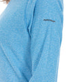 Vibrant Blue - Close up - Trespass Womens-Ladies Meadows Fleece