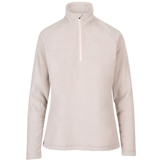 Pale Grey - Front - Trespass Womens-Ladies Meadows Fleece