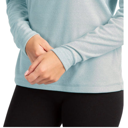 Teal Mist - Side - Trespass Womens-Ladies Meadows Fleece