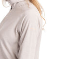 Pale Grey - Side - Trespass Womens-Ladies Meadows Fleece
