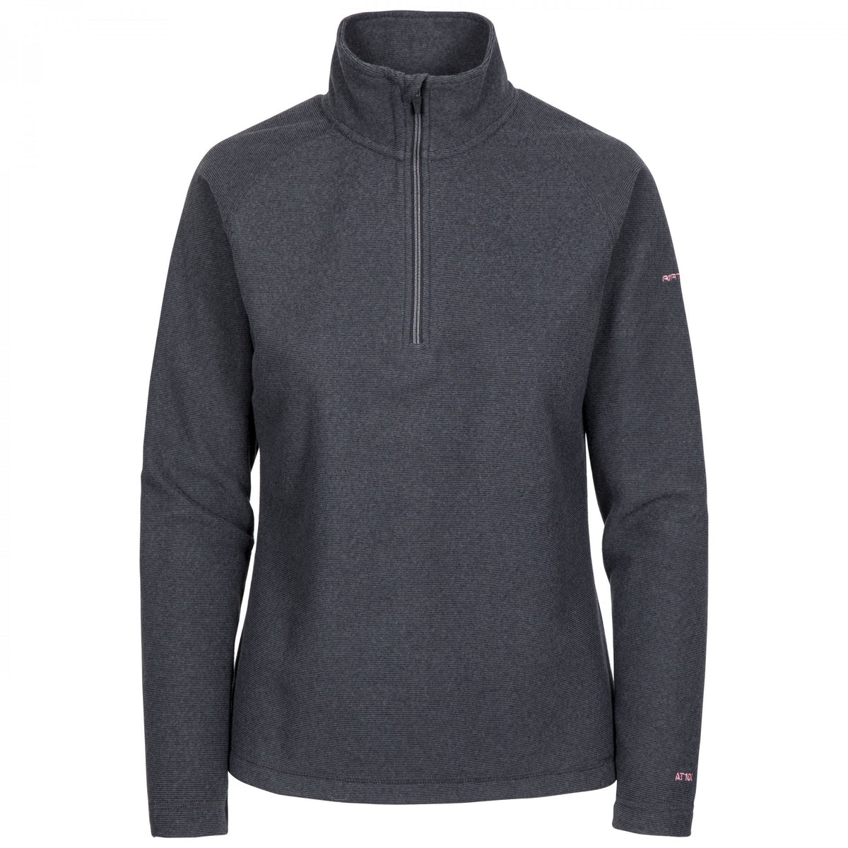 Charcoal Grey - Front - Trespass Womens-Ladies Meadows Fleece