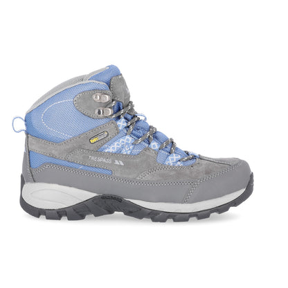 Steel - Front - Trespass Womens-Ladies Merse Breathable Walking Boots