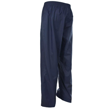 Dark Navy - Back - Trespass Adults Unisex Qikpac Overtrousers-Bottoms