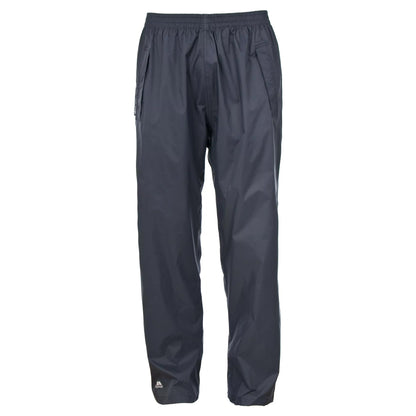 Flint - Front - Trespass Adults Unisex Qikpac Overtrousers-Bottoms