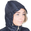 Navy - Pack Shot - Trespass Womens-Ladies Bernadette Padded Down Jacket