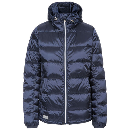 Navy - Front - Trespass Womens-Ladies Bernadette Padded Down Jacket