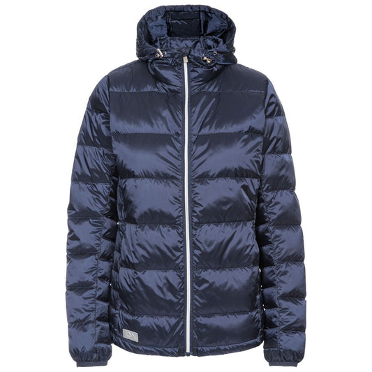 Navy - Front - Trespass Womens-Ladies Bernadette Padded Down Jacket