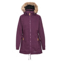 Potent Purple - Back - Trespass Womens-Ladies Celebrity Insulated Longer Length Parka Jacket