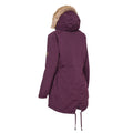 Potent Purple - Side - Trespass Womens-Ladies Celebrity Insulated Longer Length Parka Jacket
