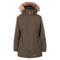 Dark Vine - Back - Trespass Womens-Ladies Celebrity Insulated Longer Length Parka Jacket