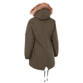 Dark Vine - Side - Trespass Womens-Ladies Celebrity Insulated Longer Length Parka Jacket