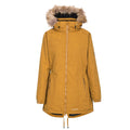 Golden Brown - Front - Trespass Womens-Ladies Celebrity Insulated Longer Length Parka Jacket