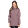 Dusty Heather - Back - Trespass Womens-Ladies Kristen Longer Length Hooded Waterproof Jacket