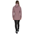 Dusty Heather - Side - Trespass Womens-Ladies Kristen Longer Length Hooded Waterproof Jacket