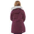 Potent Purple - Side - Trespass Childrens Girls Fame Waterproof Parka Jacket