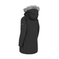 Black - Back - Trespass Childrens Girls Fame Waterproof Parka Jacket