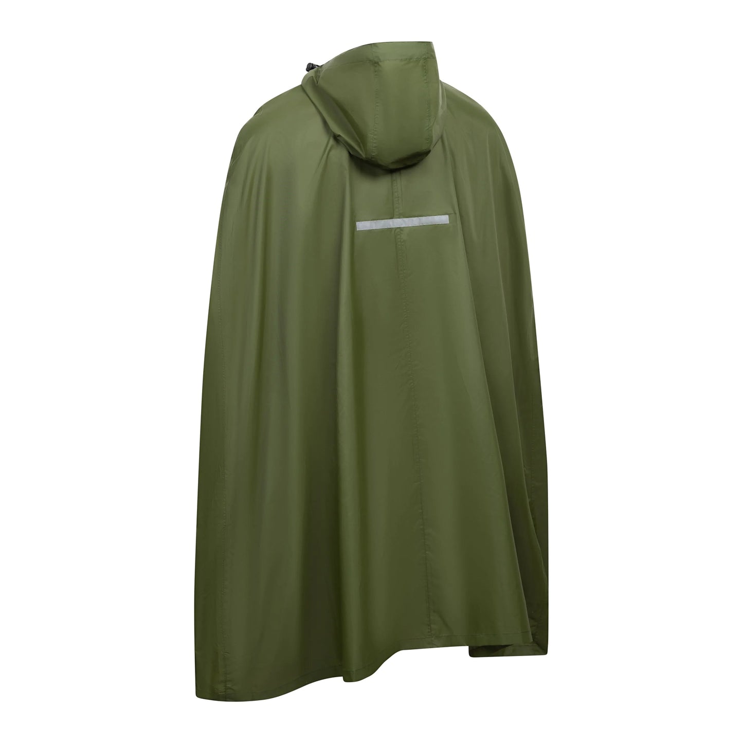 Moss - Back - Trespass Qikpac Unisex Hooded Waterproof Packaway Poncho