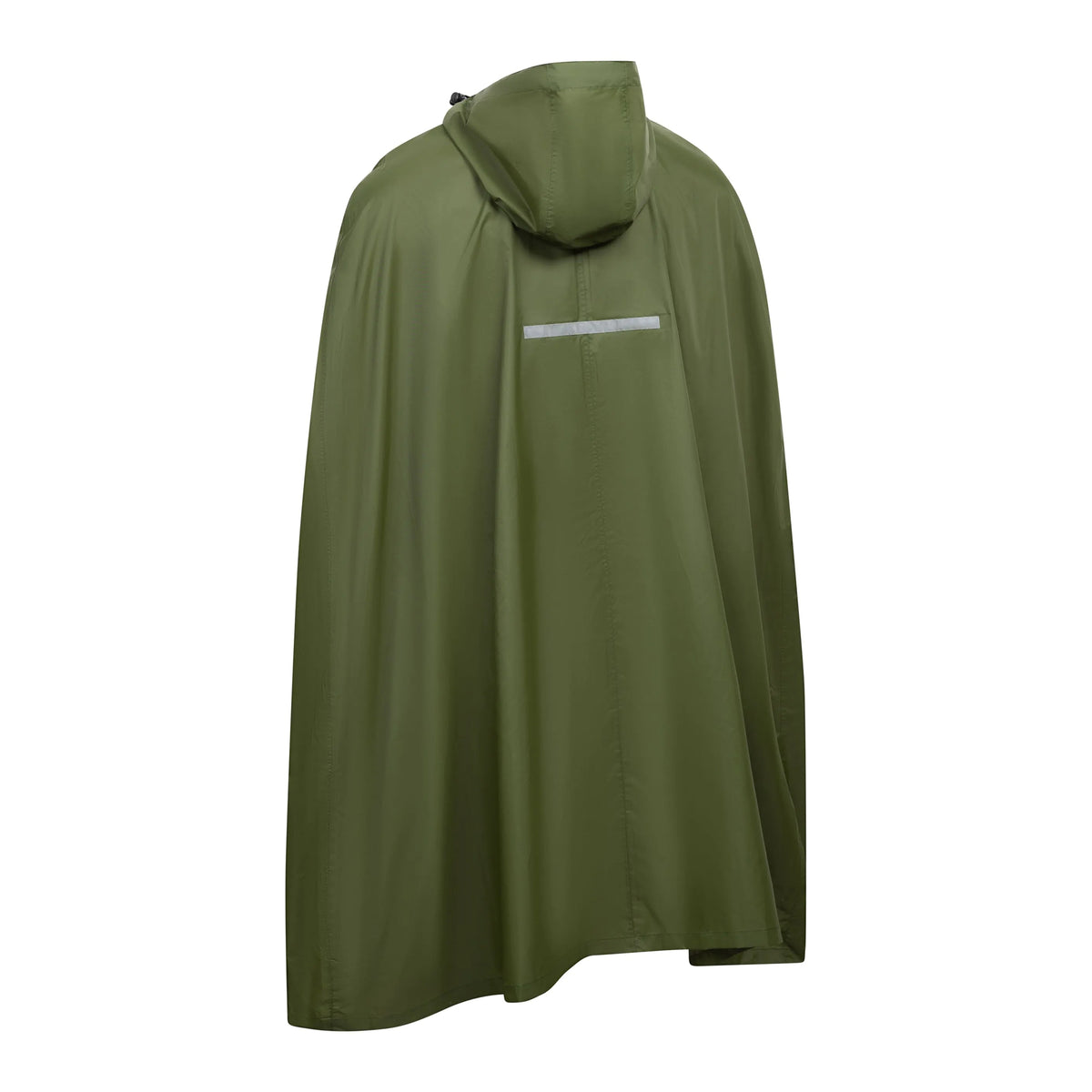 Moss - Back - Trespass Qikpac Unisex Hooded Waterproof Packaway Poncho