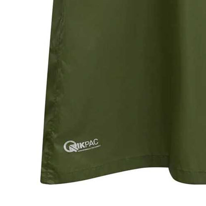 Moss - Lifestyle - Trespass Qikpac Unisex Hooded Waterproof Packaway Poncho