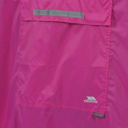 Sasparilla - Side - Trespass Qikpac Unisex Hooded Waterproof Packaway Poncho