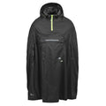 Black - Front - Trespass Qikpac Unisex Hooded Waterproof Packaway Poncho