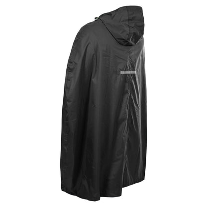 Black - Back - Trespass Qikpac Unisex Hooded Waterproof Packaway Poncho