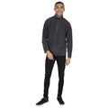 Dark Grey - Side - Trespass Mens Blackford Microfleece