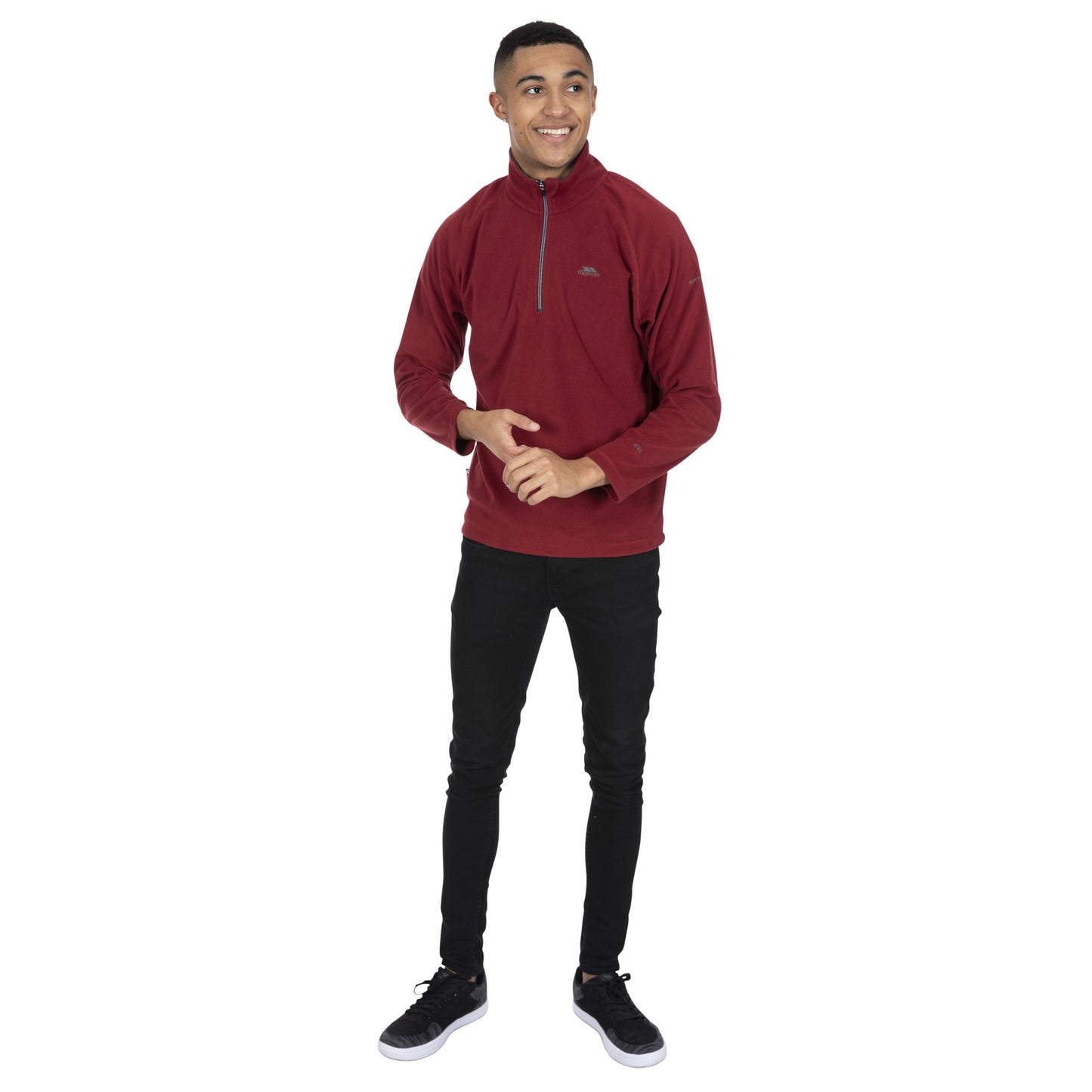 Merlot - Side - Trespass Mens Blackford Microfleece