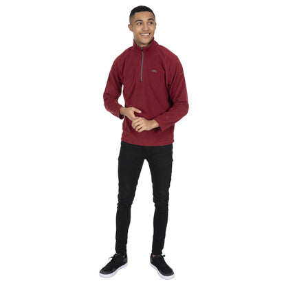 Merlot - Side - Trespass Mens Blackford Microfleece