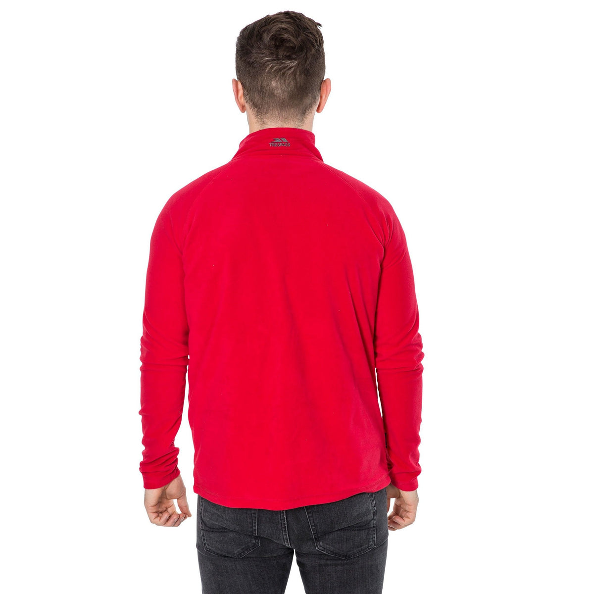 Red - Side - Trespass Mens Blackford Microfleece