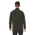 Olive - Side - Trespass Mens Blackford Microfleece