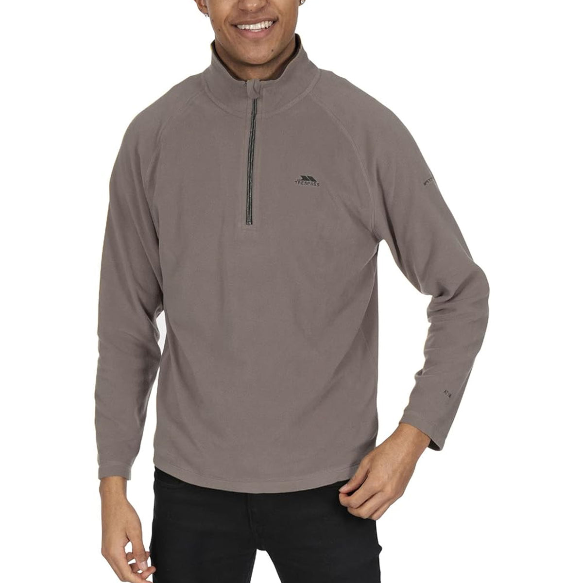 Storm Grey - Pack Shot - Trespass Mens Blackford Microfleece
